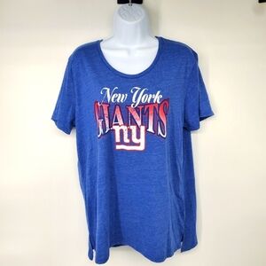 New York Giants T-Shirt Women's Large NFL Team Apparel